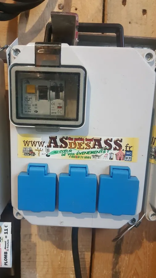 Logette Electrique 4 prises sans stop