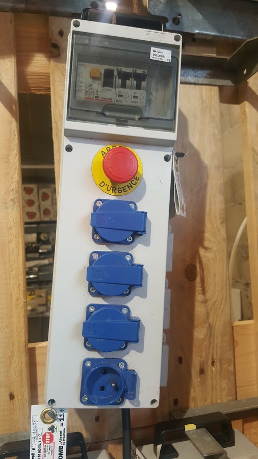 Logette Electrique 8 prises sans stop