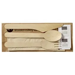Kit Couvert 5 pièces en Bois