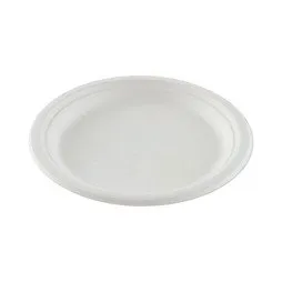 Assiette ronde Diamètre 23 en Bagasse