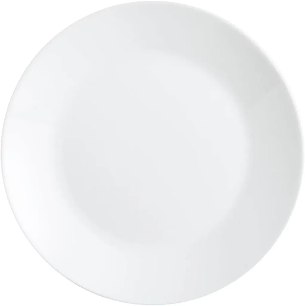 Assiette Plate Blanche (Diamètre 25cm)